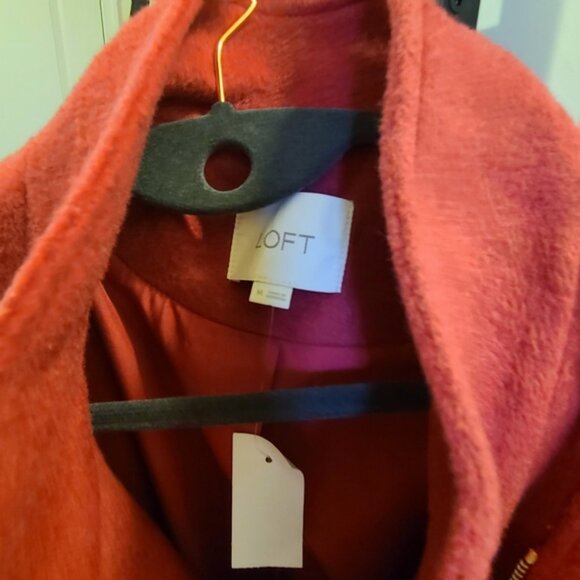 Loft funnel neck coat medium nwts - Picture 9 of 9